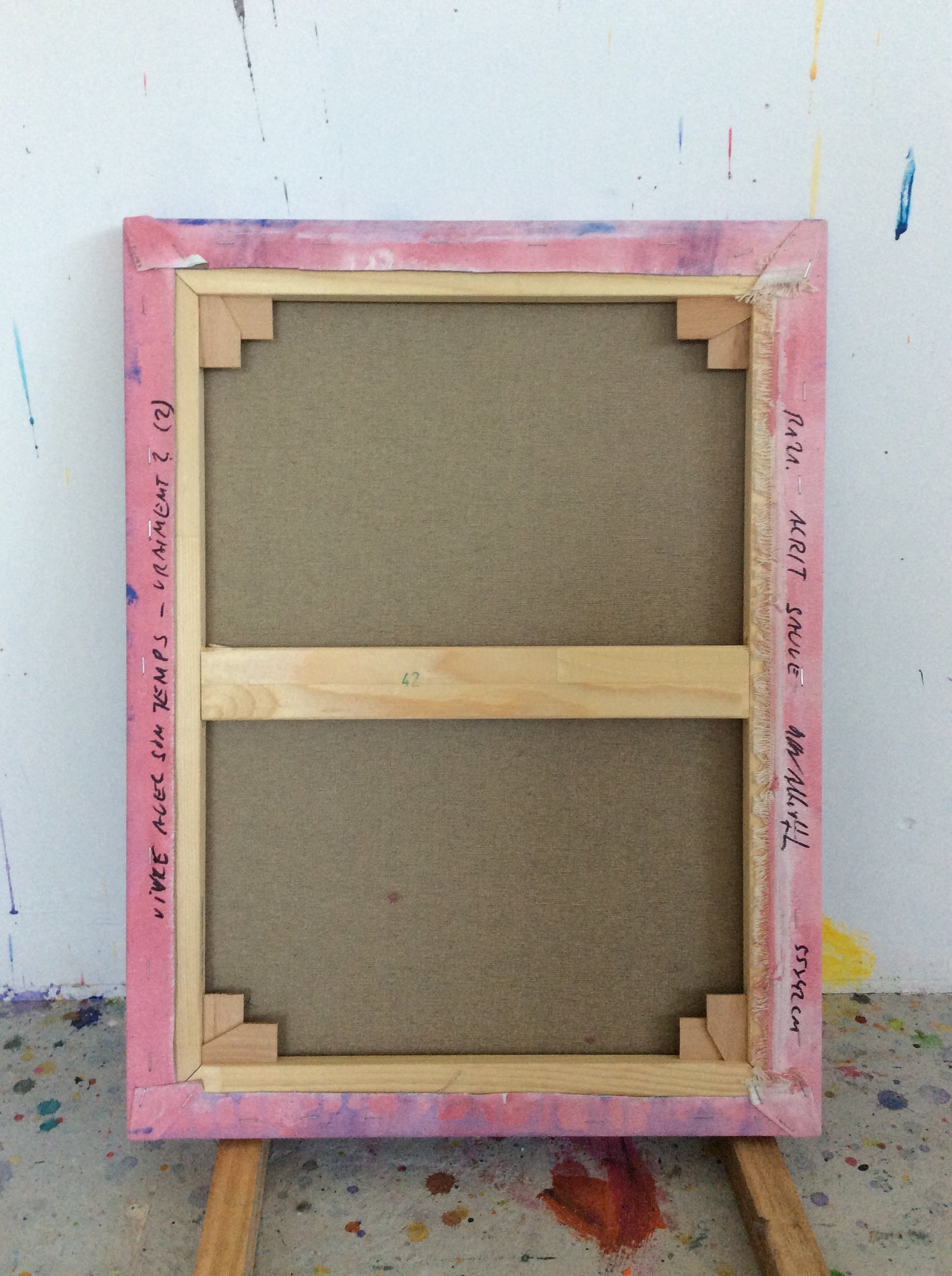 Vivre avec son temps, vraiment (2) - 55 x 42 cm