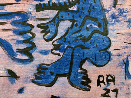 Vivre avec son temps, vraiment (2) - 55 x 42 cm