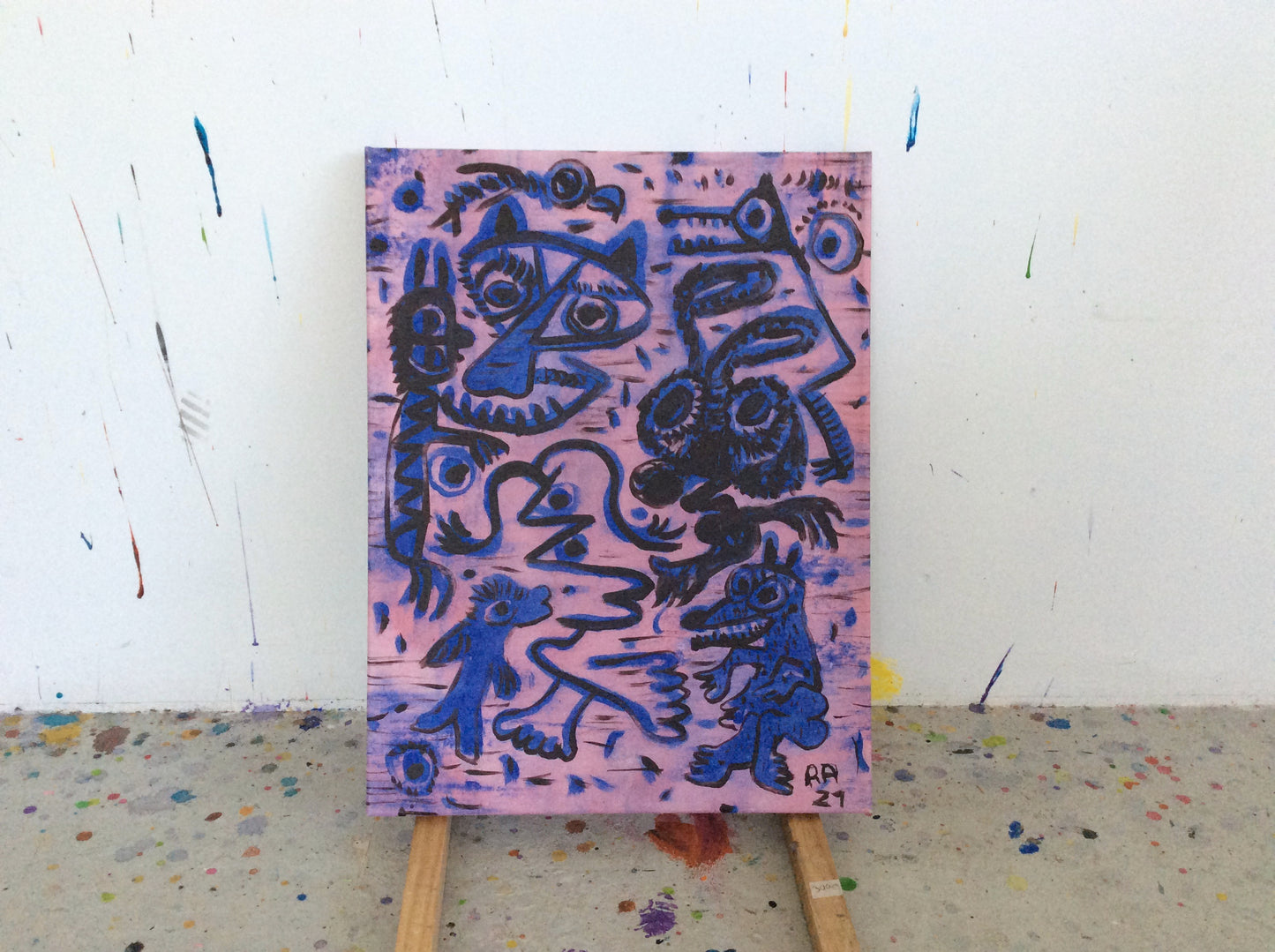 Vivre avec son temps, vraiment (2) - 55 x 42 cm