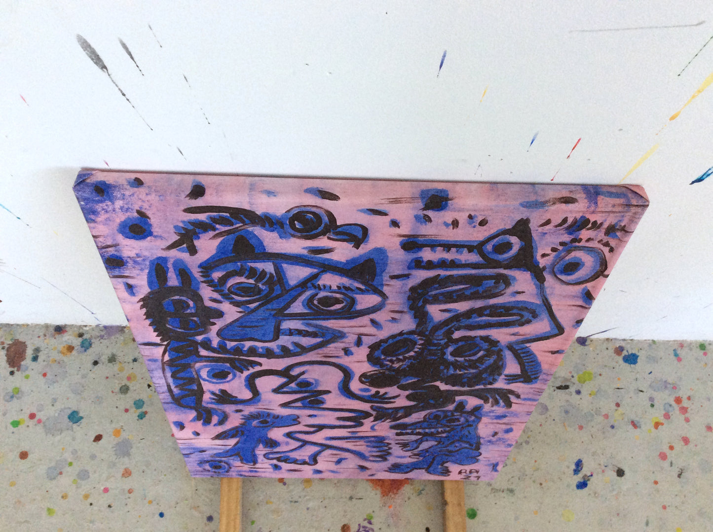 Vivre avec son temps, vraiment (2) - 55 x 42 cm