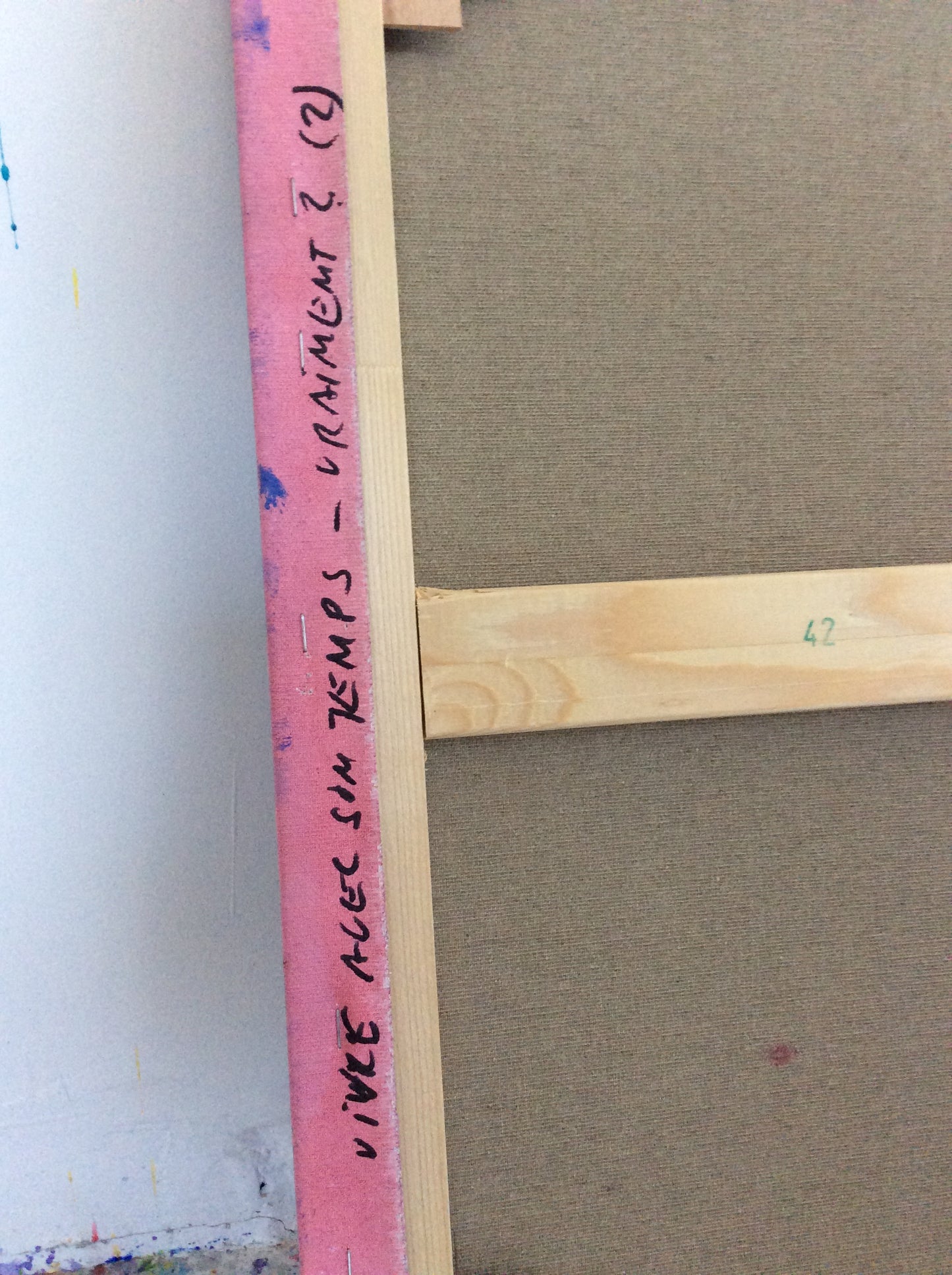 Vivre avec son temps, vraiment (2) - 55 x 42 cm