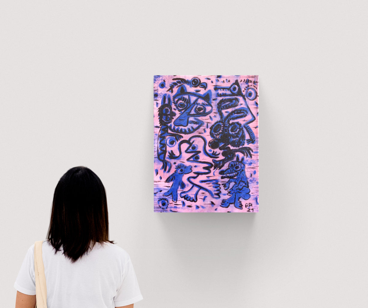 Vivre avec son temps, vraiment (2) - 55 x 42 cm